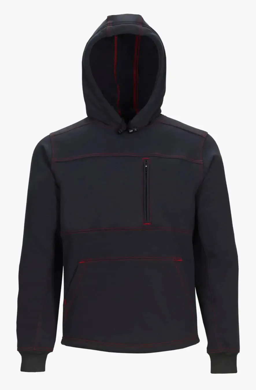 LAKELAND - Pull Over Hoodie. Dual certified, NFPA 70E, 2112  certified, Black