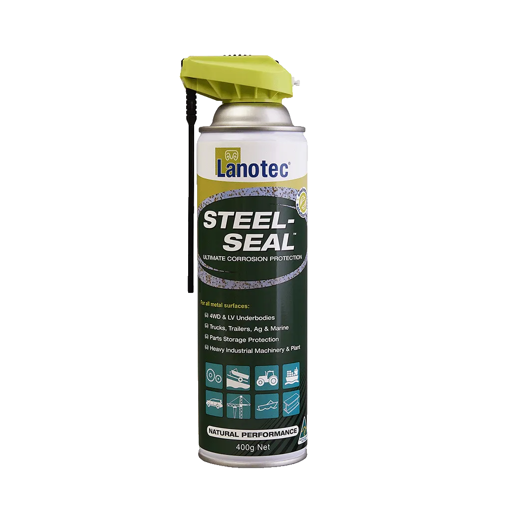 Lanotec Steel Seal Corrosion Protectant Aerosol Spray 400g - SS-PP-0400