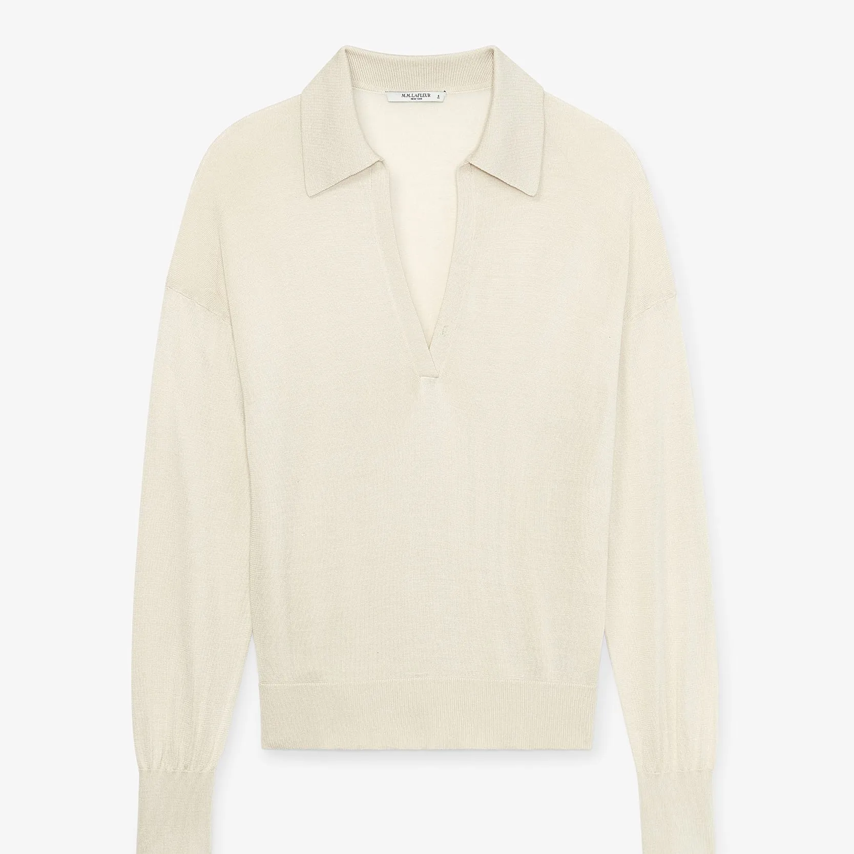 Leo Pullover - Silk Jersey :: Cream