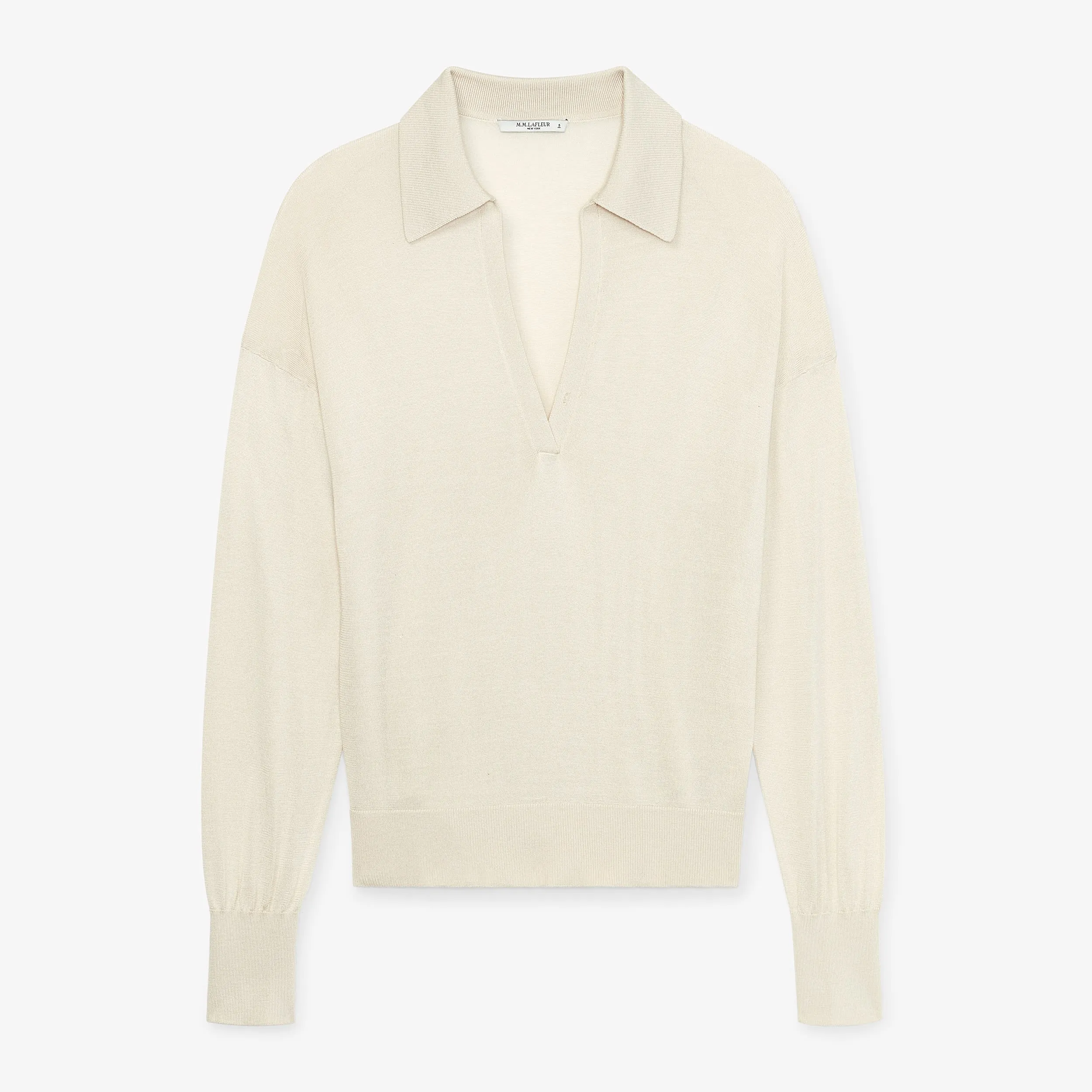 Leo Pullover - Silk Jersey :: Cream