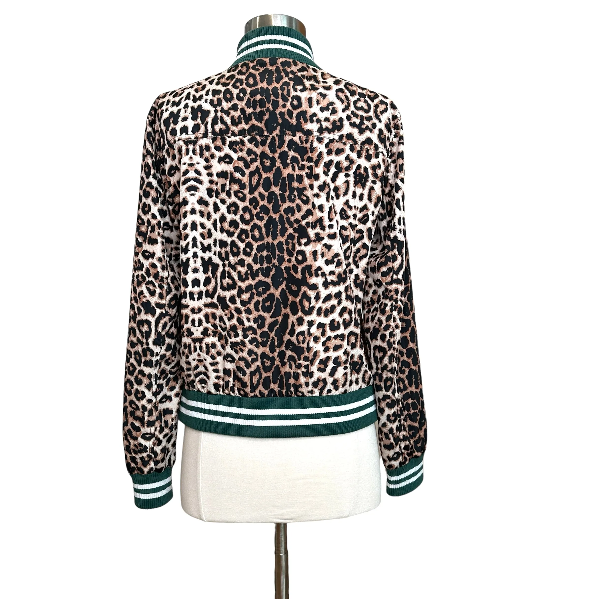 Leopard Bomber Jacket - S