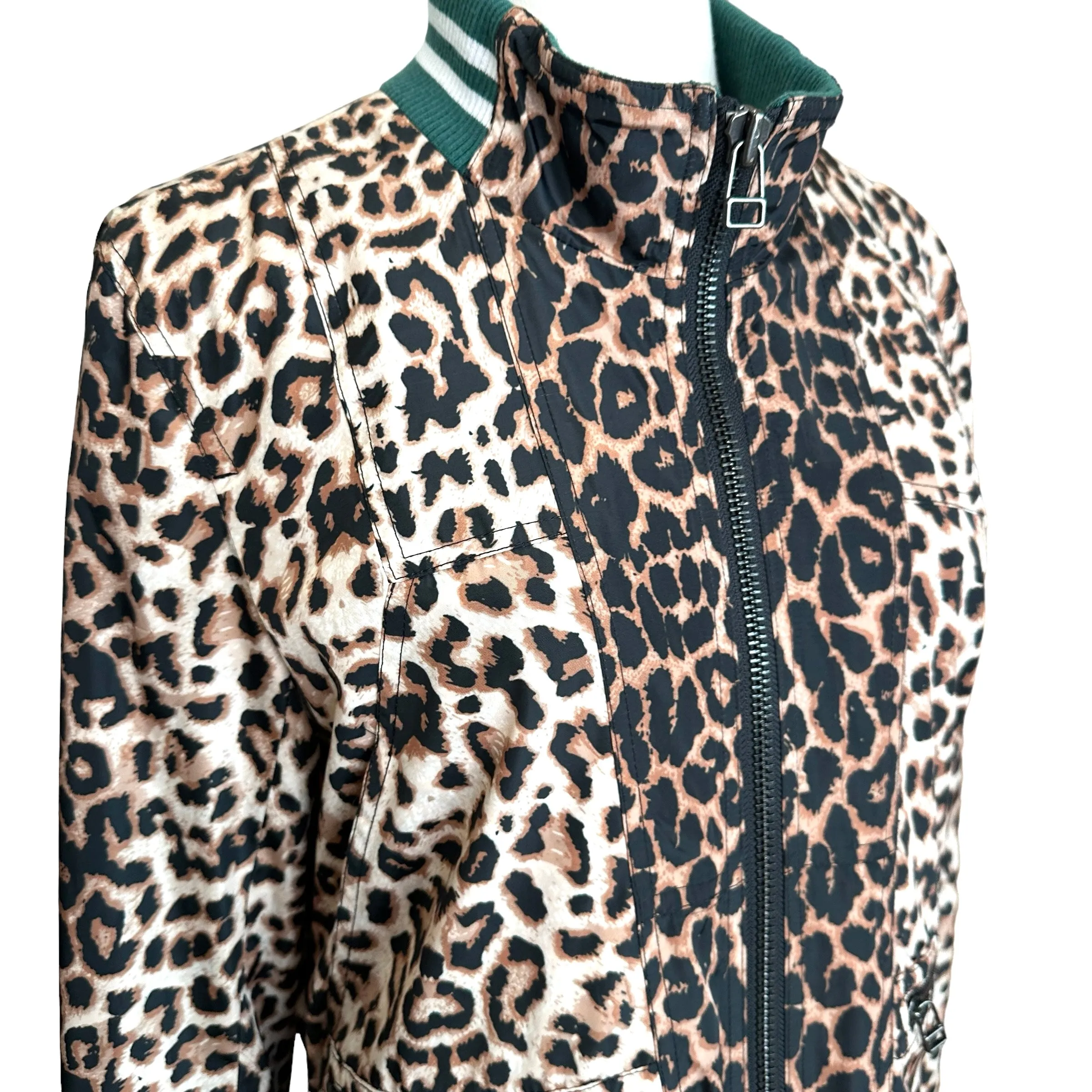 Leopard Bomber Jacket - S