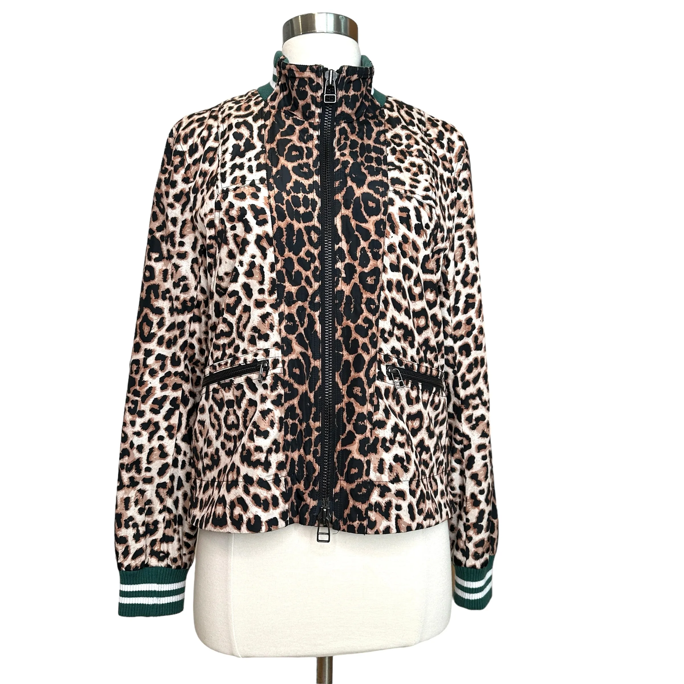 Leopard Bomber Jacket - S