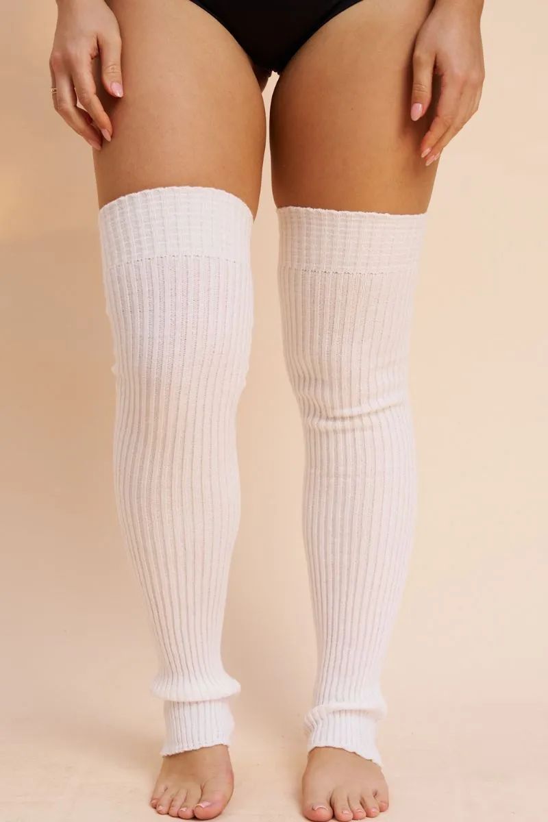 Lunalae Leg Warmers - White