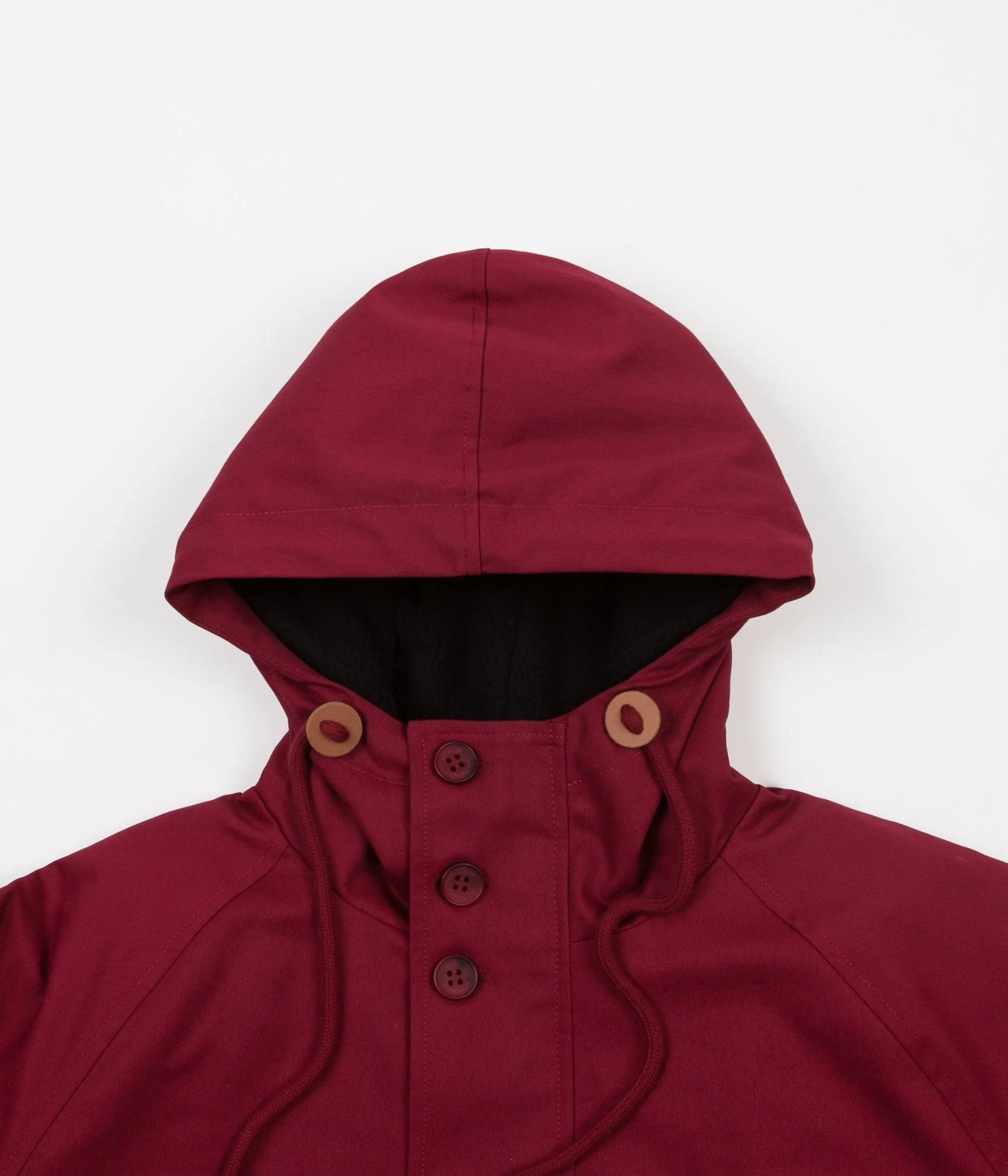 Magenta Heavy Hooded Coach Jacket - Tricolor