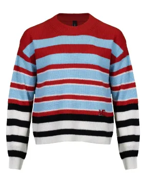 Marc Cain Striped Woolen Blend Sweater