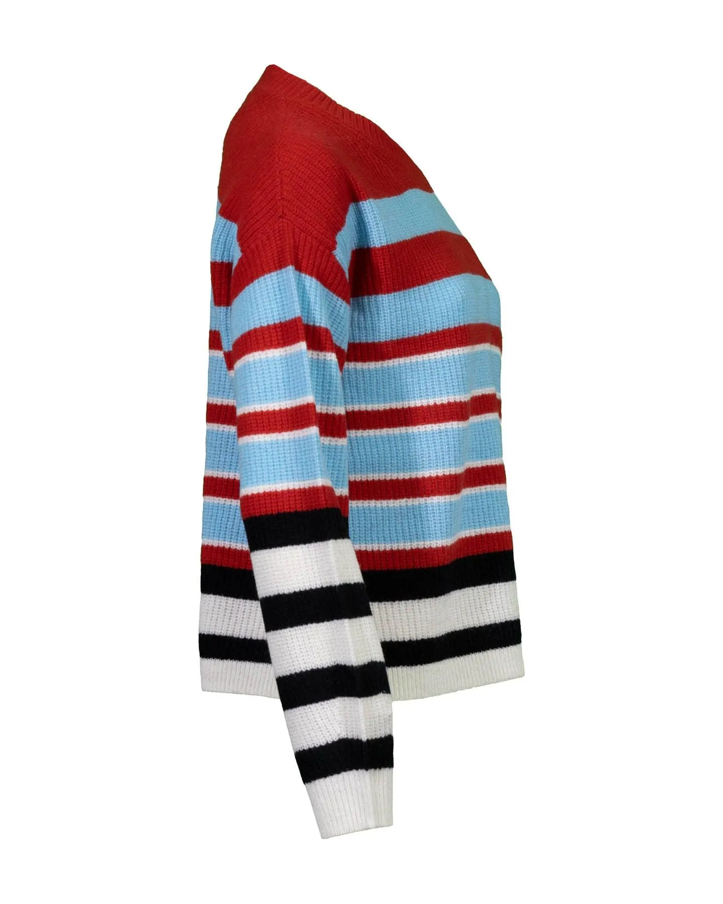 Marc Cain Striped Woolen Blend Sweater