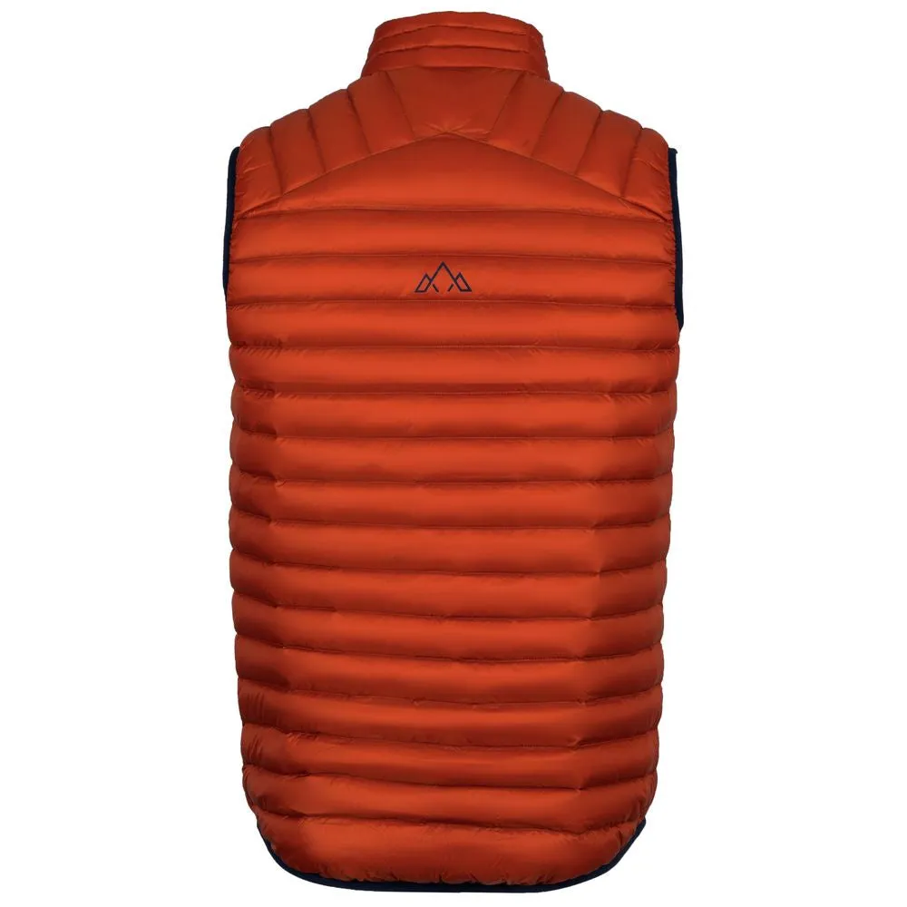 Mens Aktiv Down Gilet (Burnt Orange/Navy)