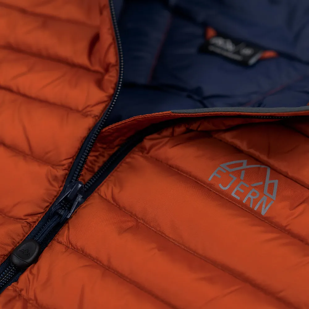 Mens Aktiv Down Gilet (Burnt Orange/Navy)