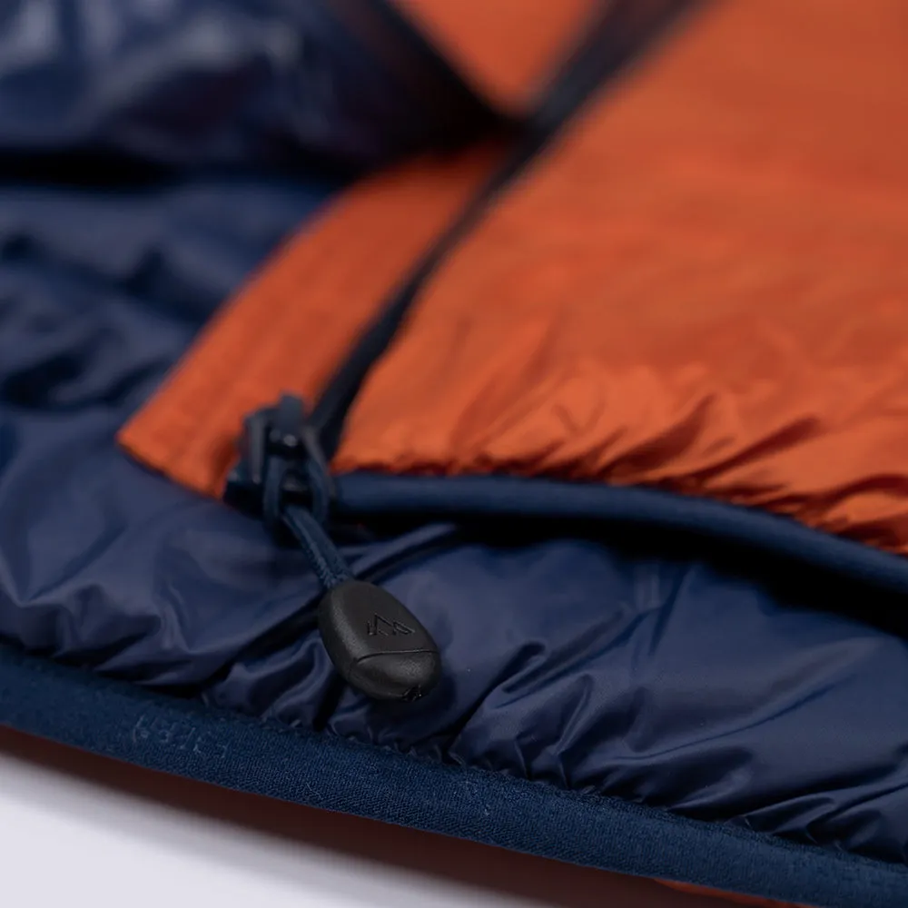 Mens Aktiv Down Gilet (Burnt Orange/Navy)