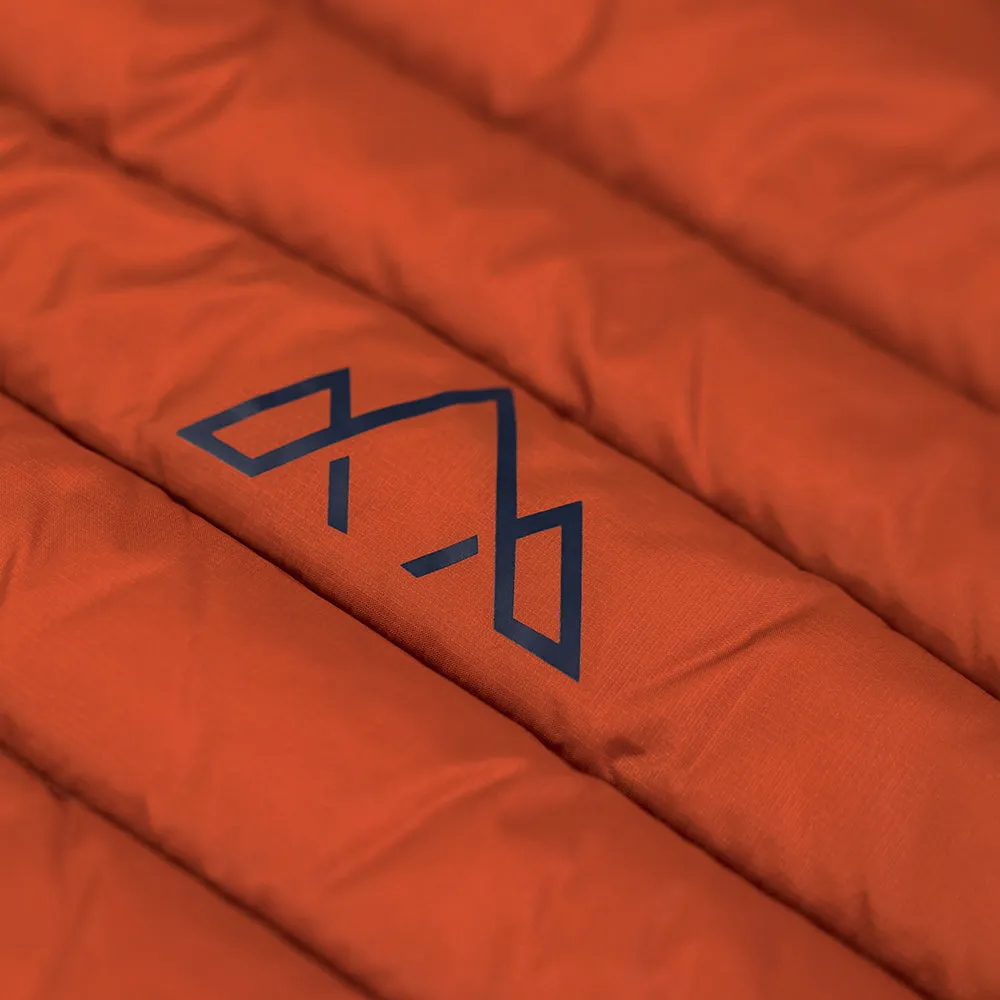 Mens Aktiv Down Gilet (Burnt Orange/Navy)