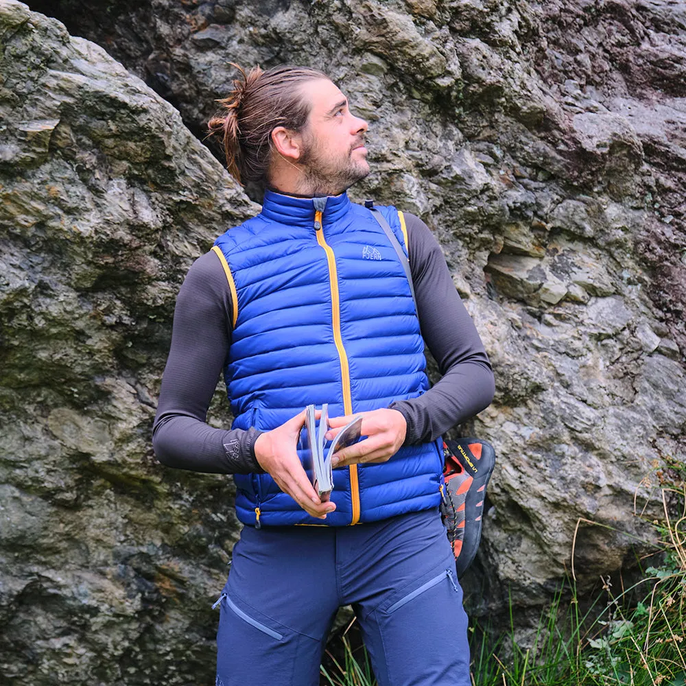 Mens Aktiv Down Gilet (Electric/Sunshine)