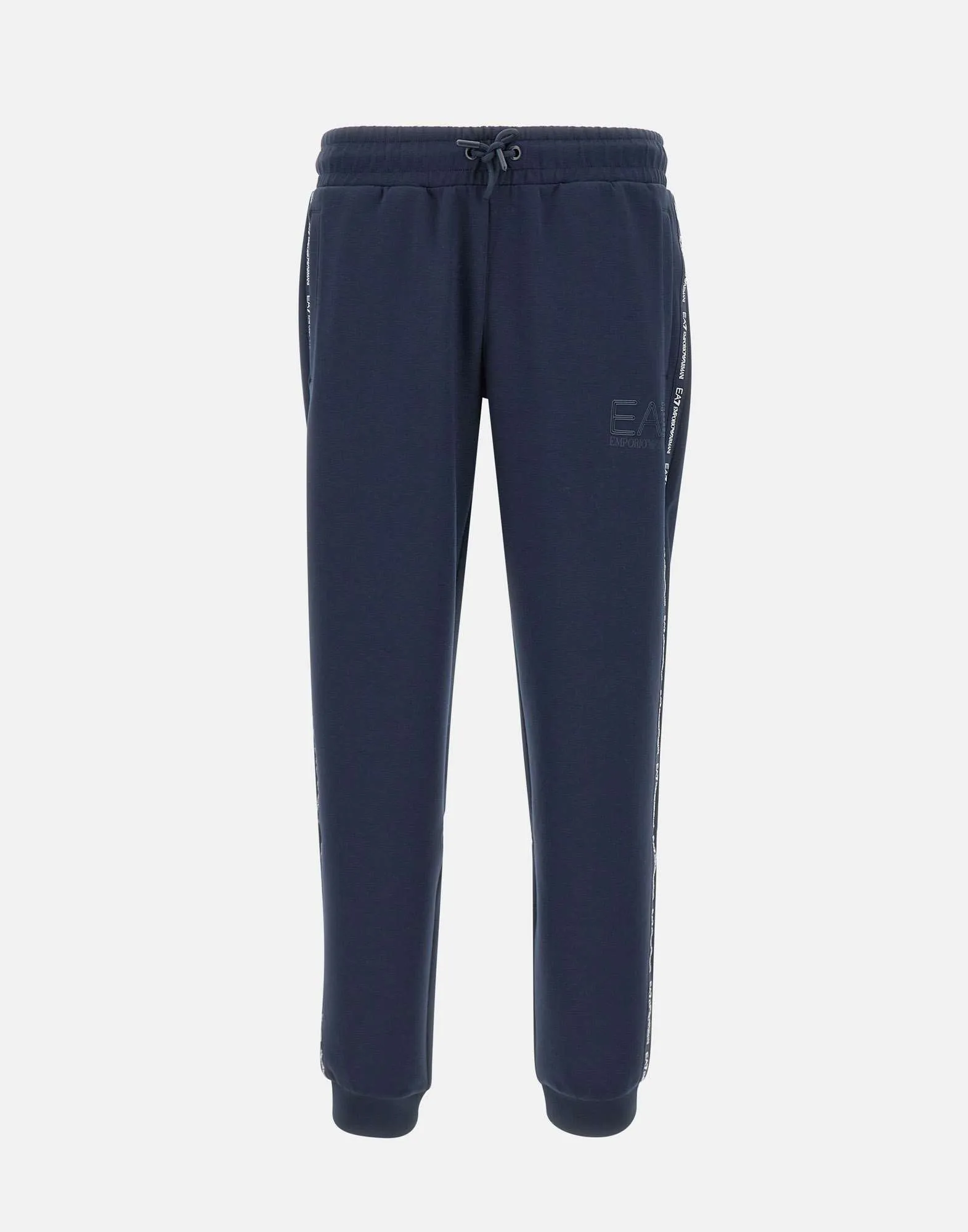 Men's Blue Viscose Blend Jogger