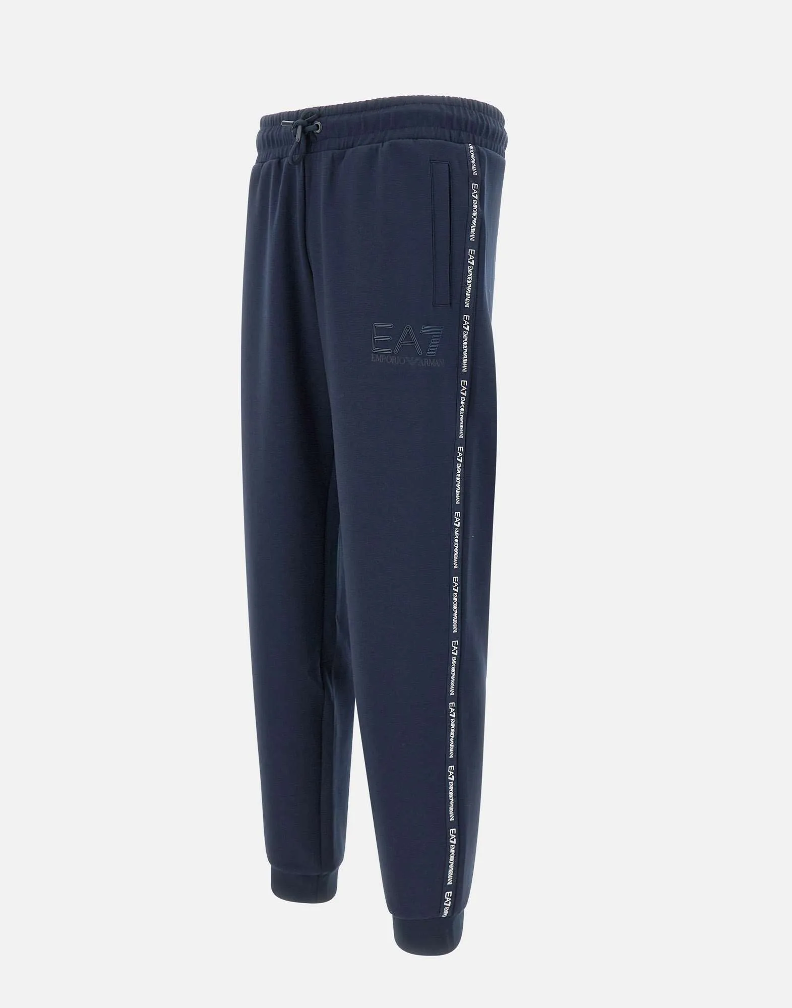 Men's Blue Viscose Blend Jogger