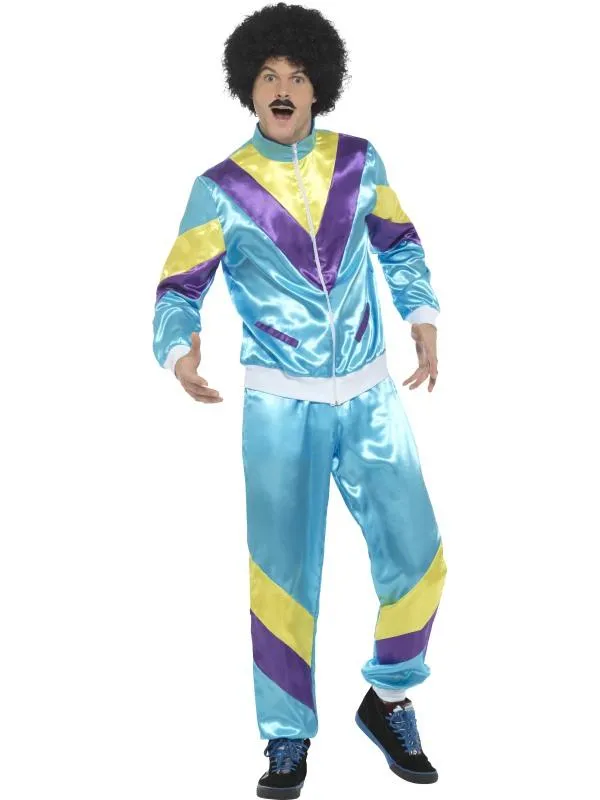 Mens Costume - Blue Height of Fashion Shell Suit