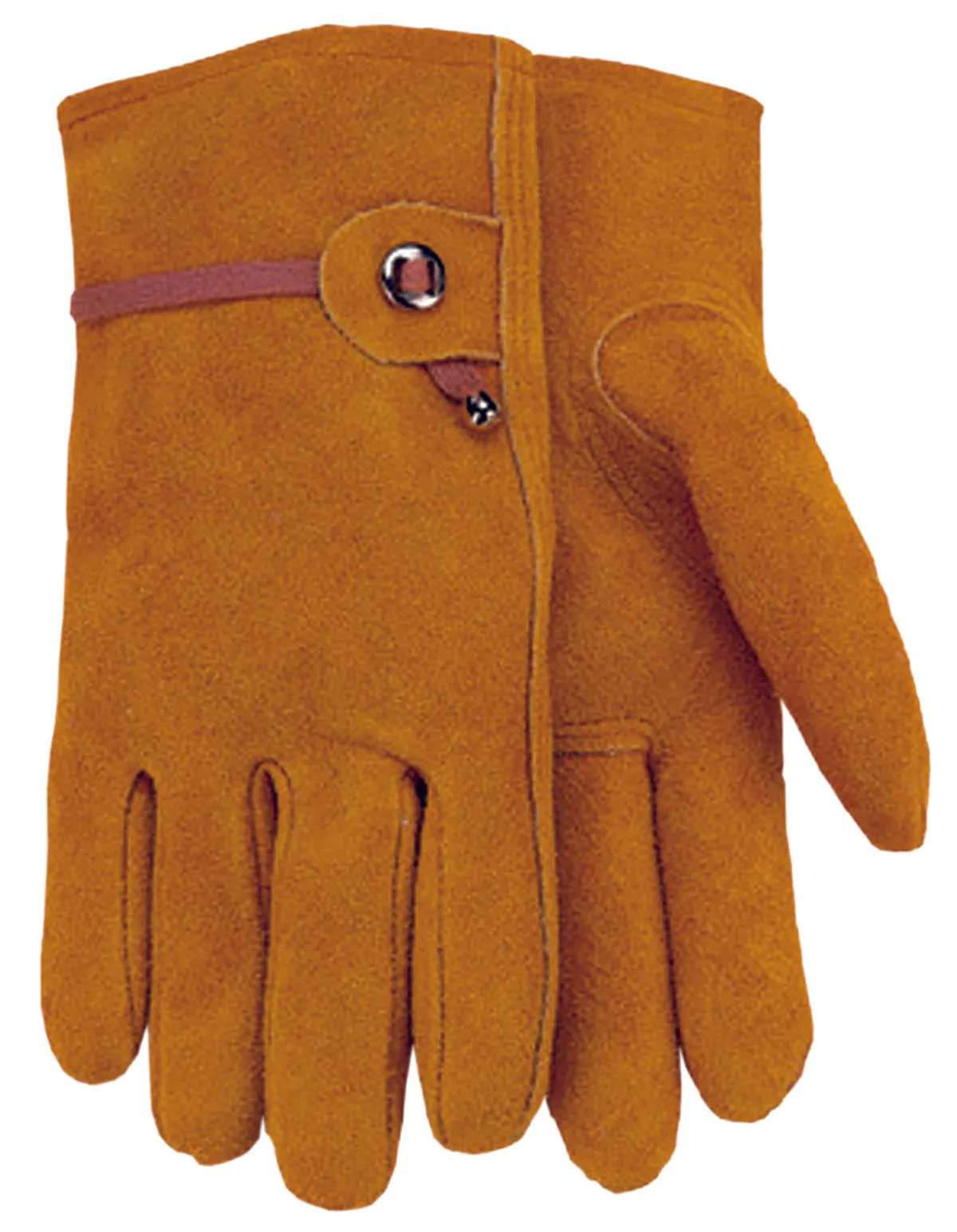 Midwest 431E Russet Suede Leather Gloves (One Dozen)