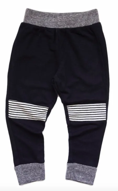 Miki Miette - Barkley Moto Joggers in Black