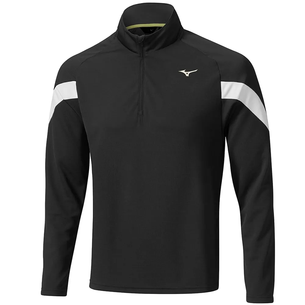 Mizuno Breath Thermo Drop 1/4 Zip Pullover - Black