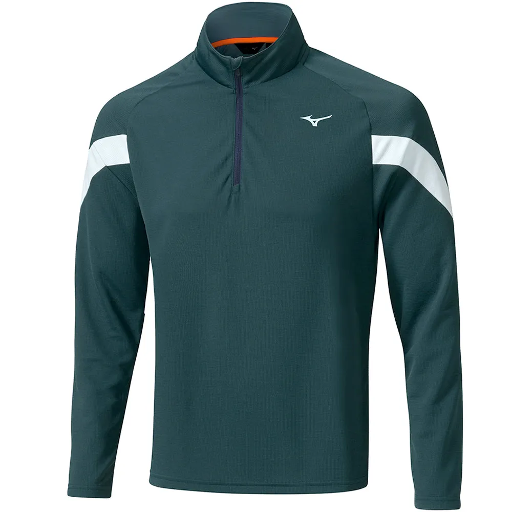 Mizuno Breath Thermo Drop 1/4 Zip Pullover - Navy