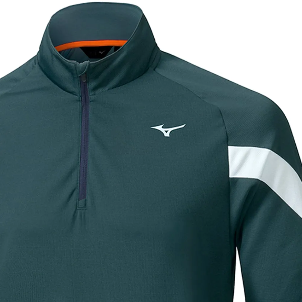 Mizuno Breath Thermo Drop 1/4 Zip Pullover - Navy