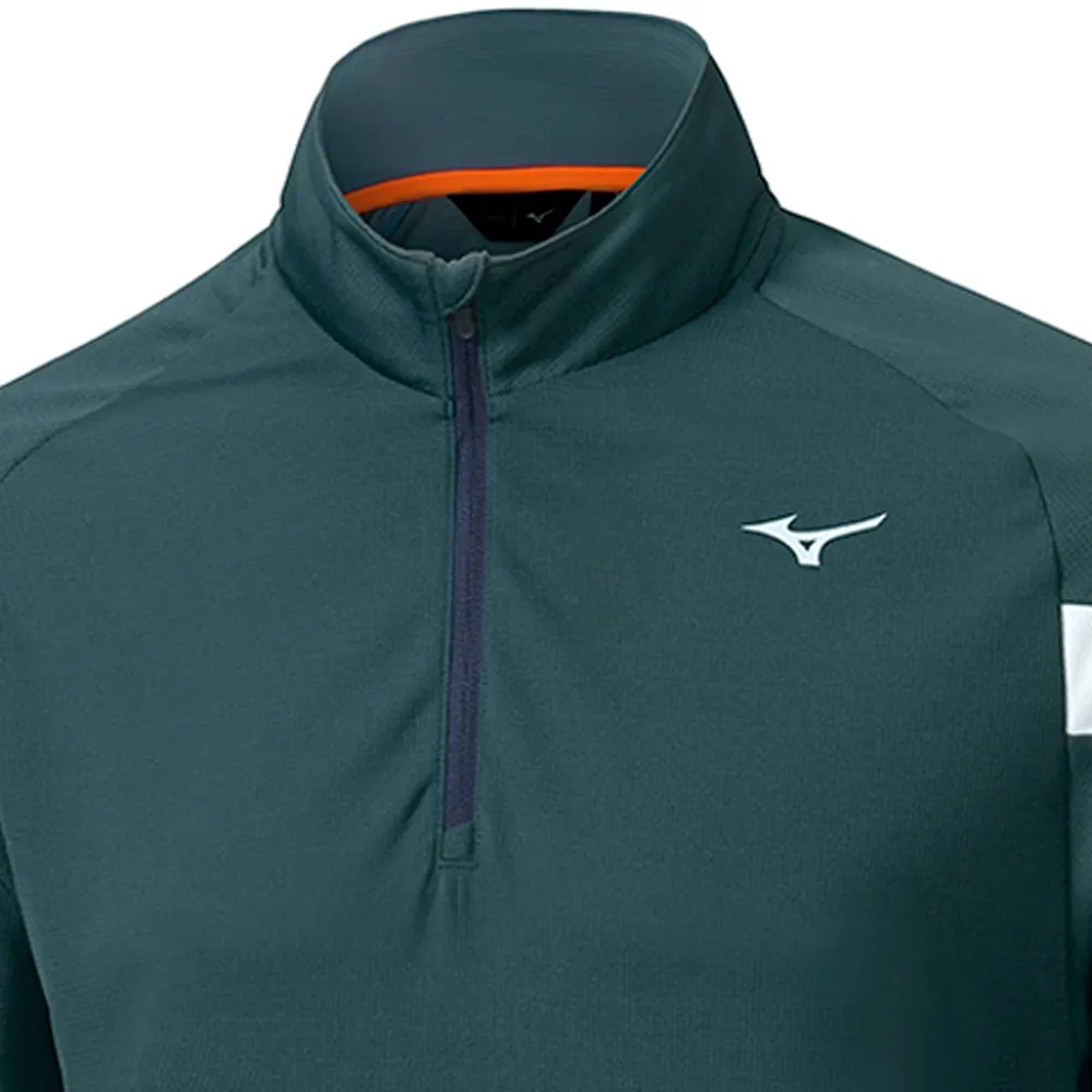 Mizuno Breath Thermo Drop 1/4 Zip Pullover - Navy