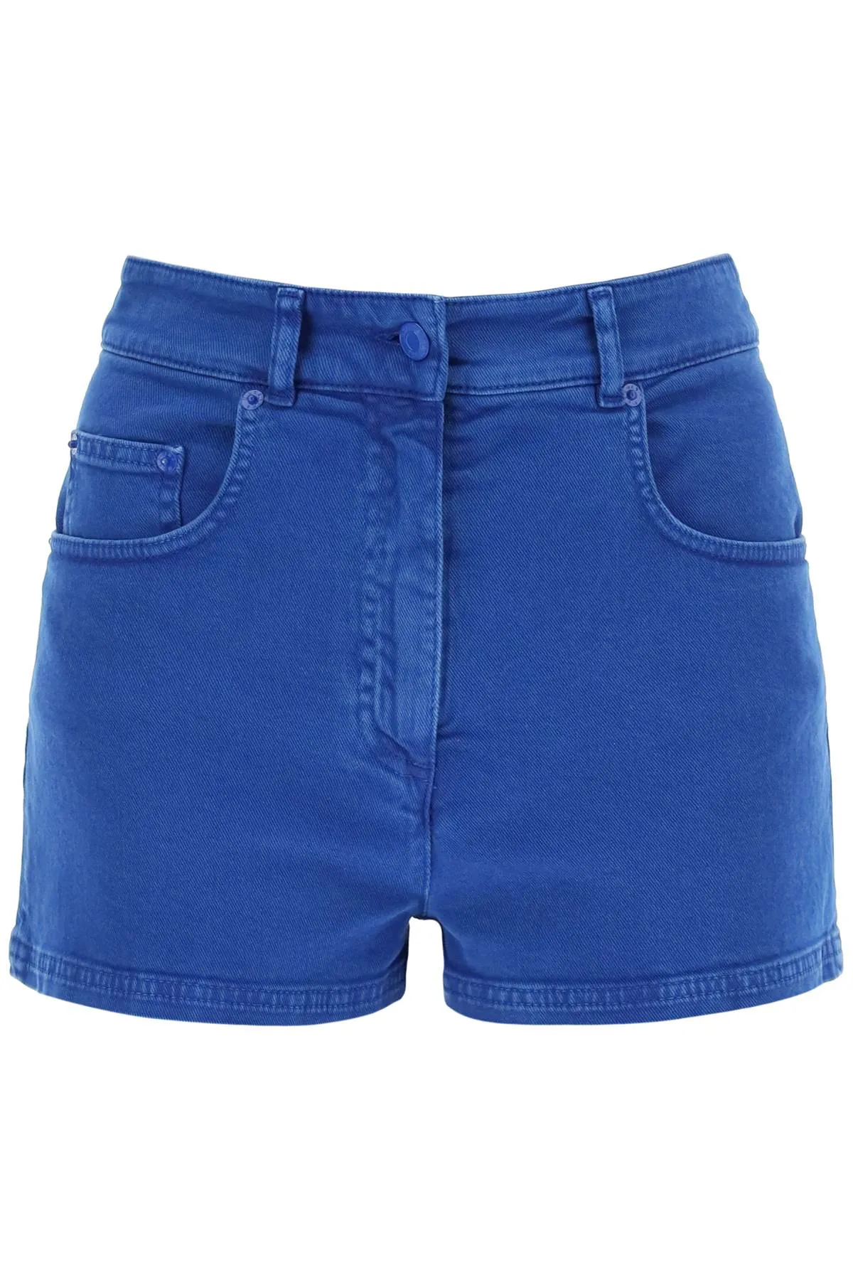 Moschino garment dyed denim shorts