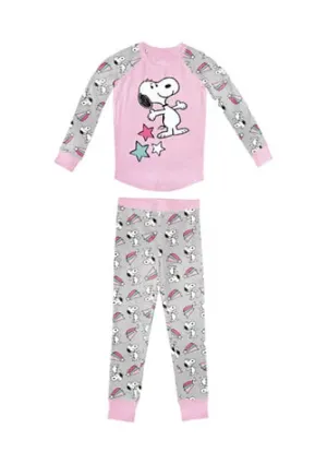 Munki Munki Peanuts Snoopy Pink Rainbow