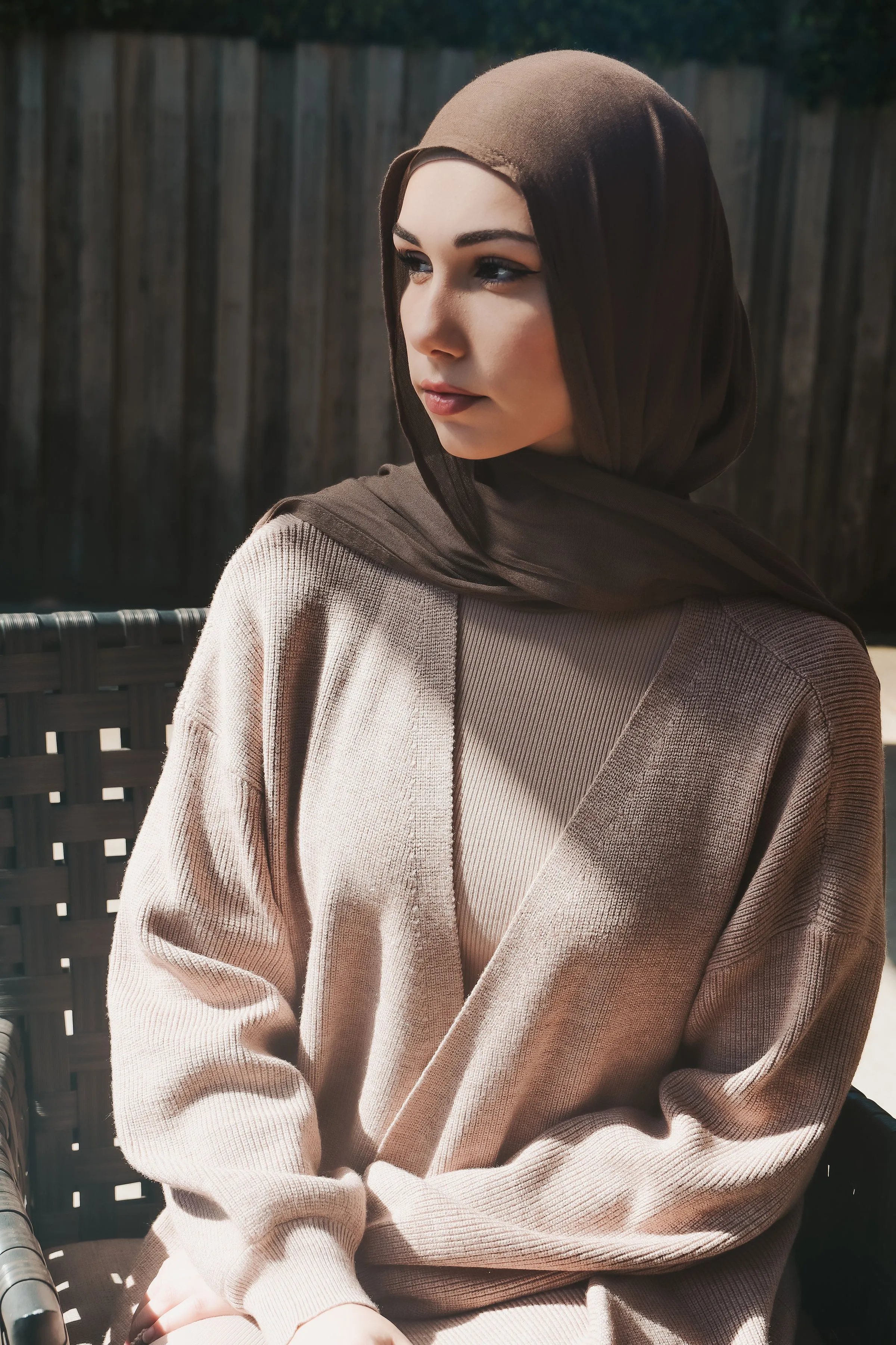 Neslihan Long Cardigan - Beige