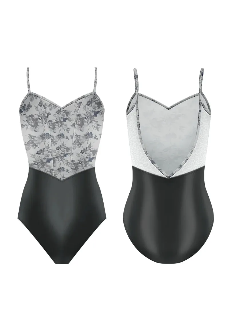 ON SALE Chanelle Camisole Leotard (Smoke Blossom)