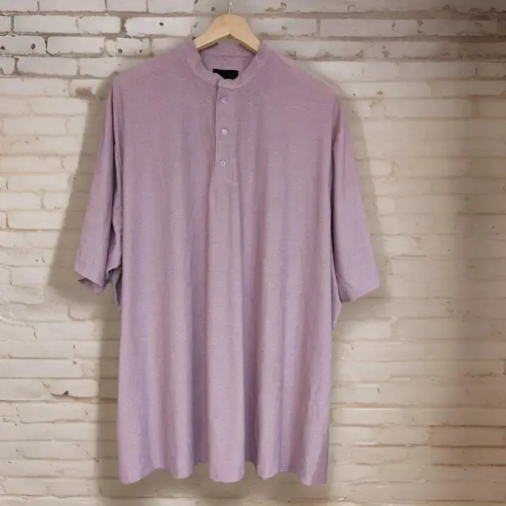 Periwinkle Mandarin Neck Dri-fit Tshirt