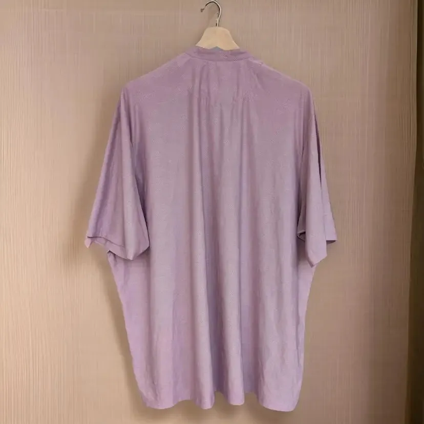 Periwinkle Mandarin Neck Dri-fit Tshirt