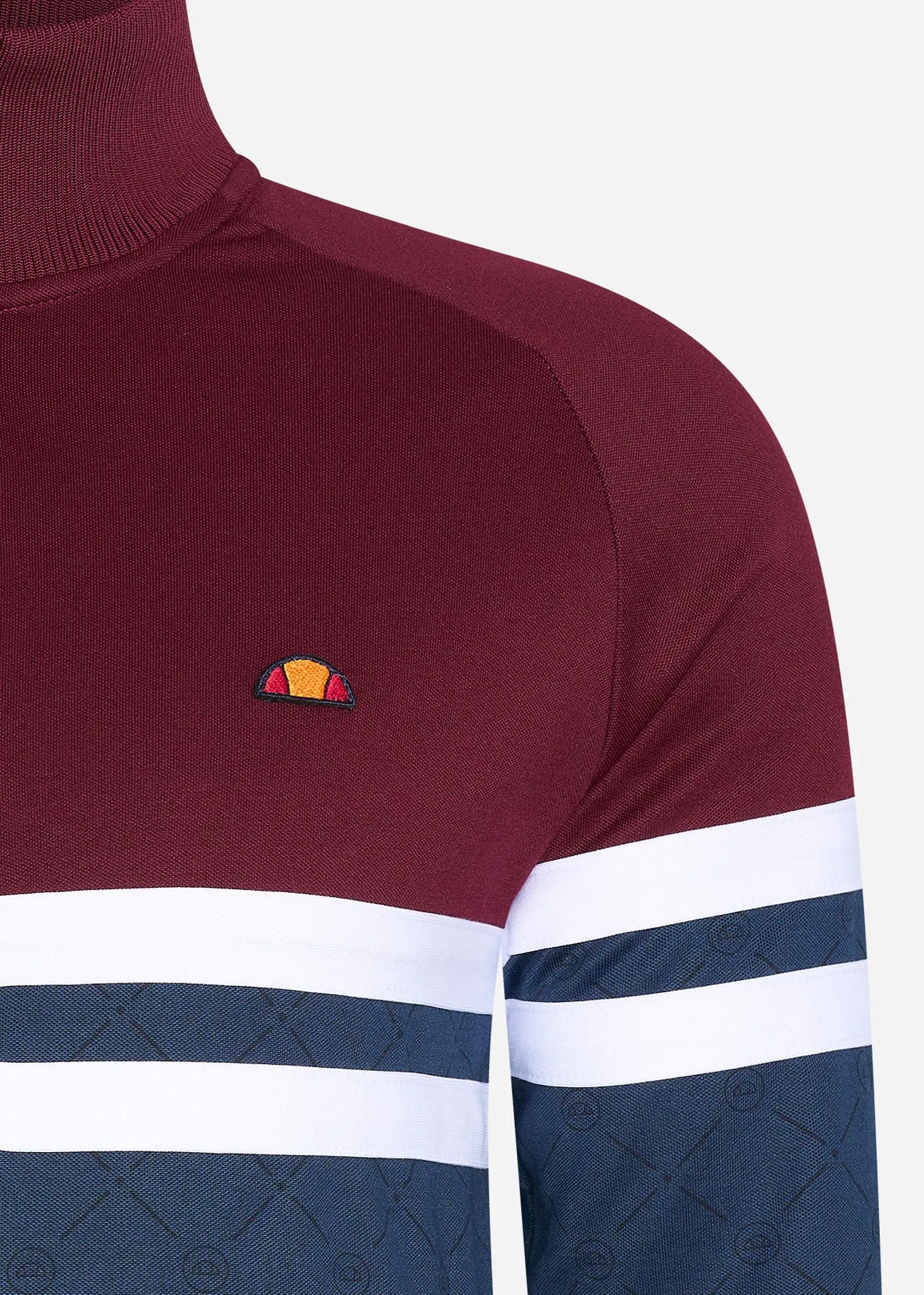 Prende track top - burgundy