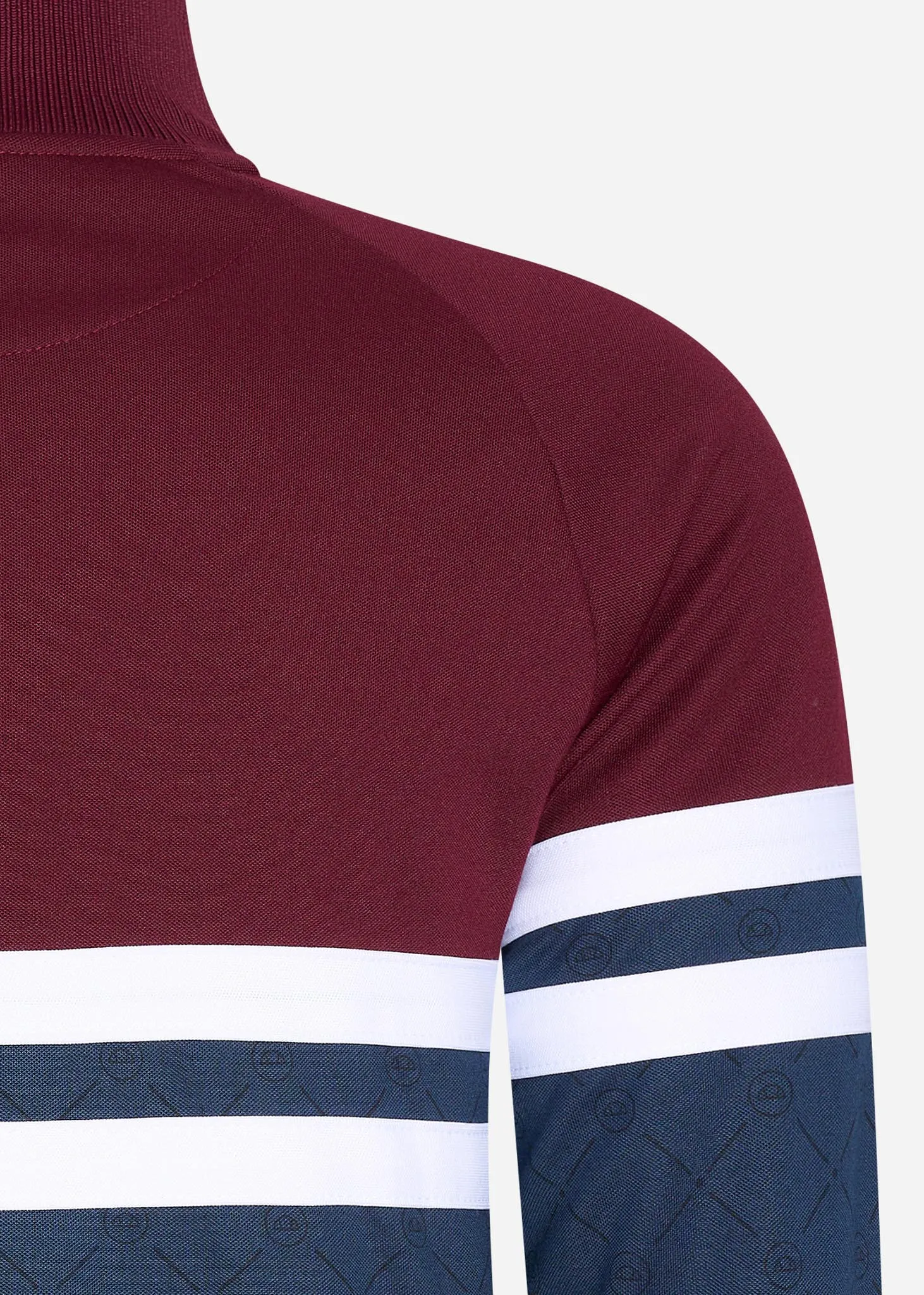 Prende track top - burgundy