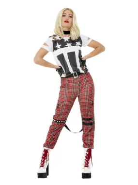 Punk Rocker Costume, Red