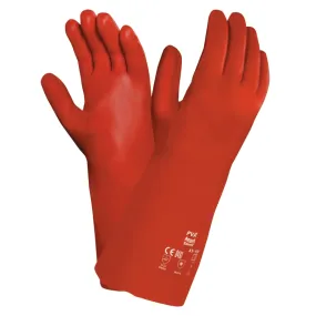 PVA 15-554 ORGANIC SOLVENT RESIST 14" - Polyvinyl Alcohol Gloves, Red