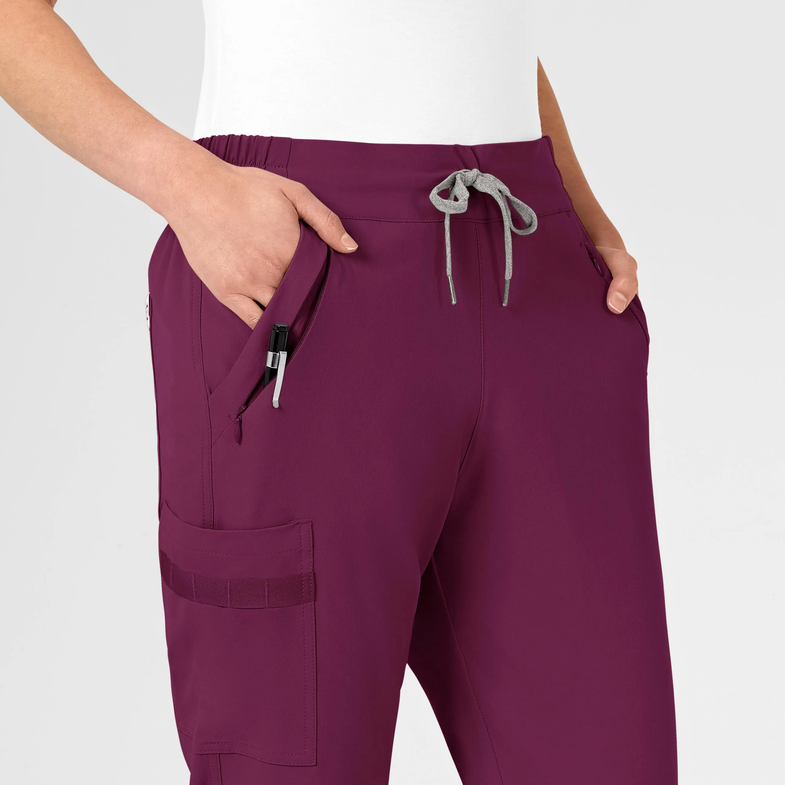 RENEW Women's Jogger Scrub Pant - Wine