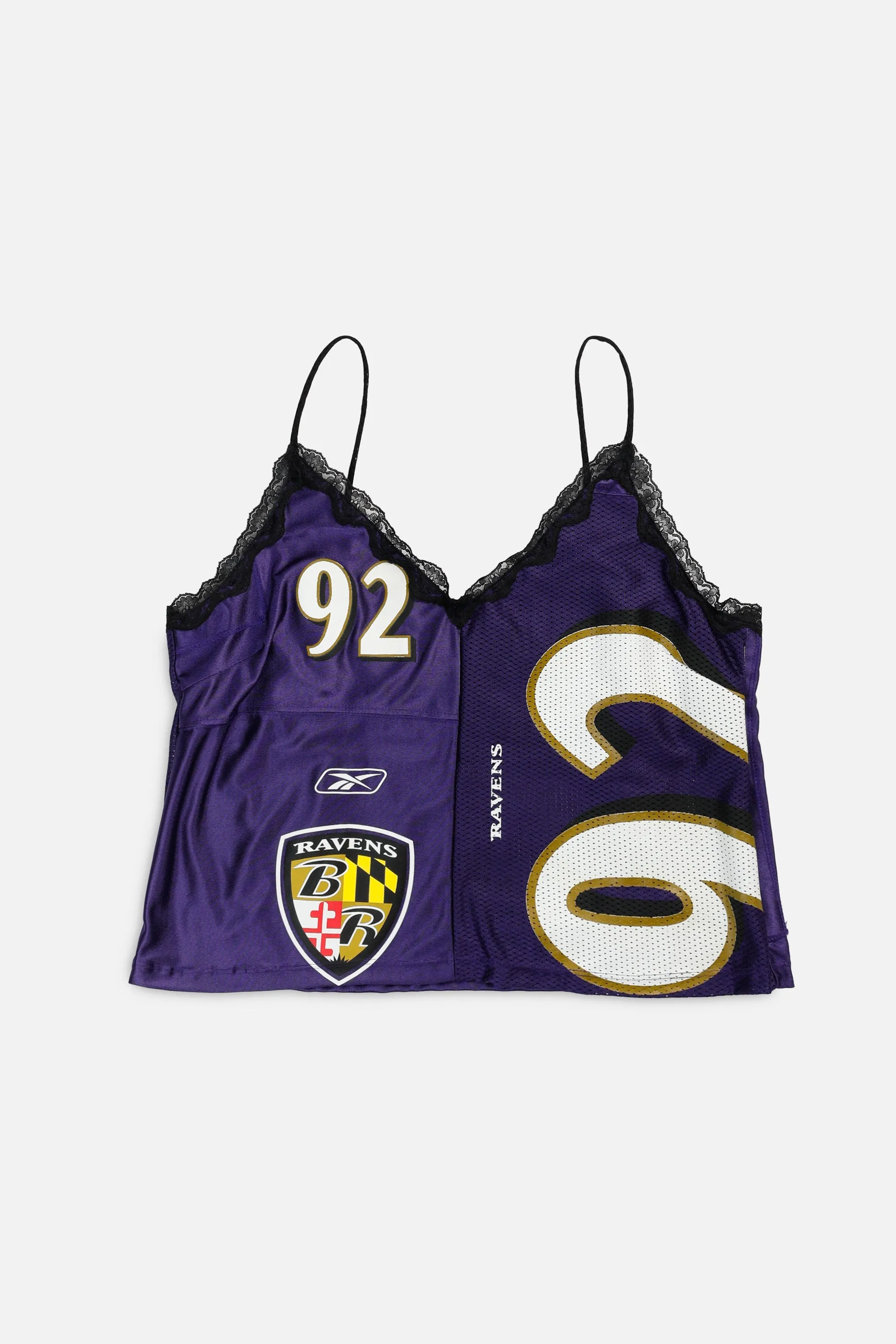 Rework Baltimore Ravens NFL Lace Tank - XXL