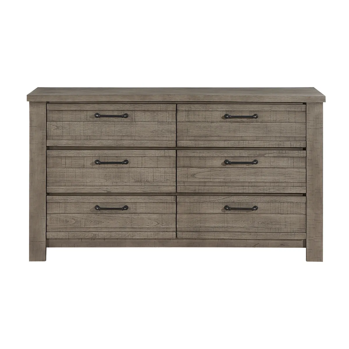 Rustic Industrial Gray Birch Dresser