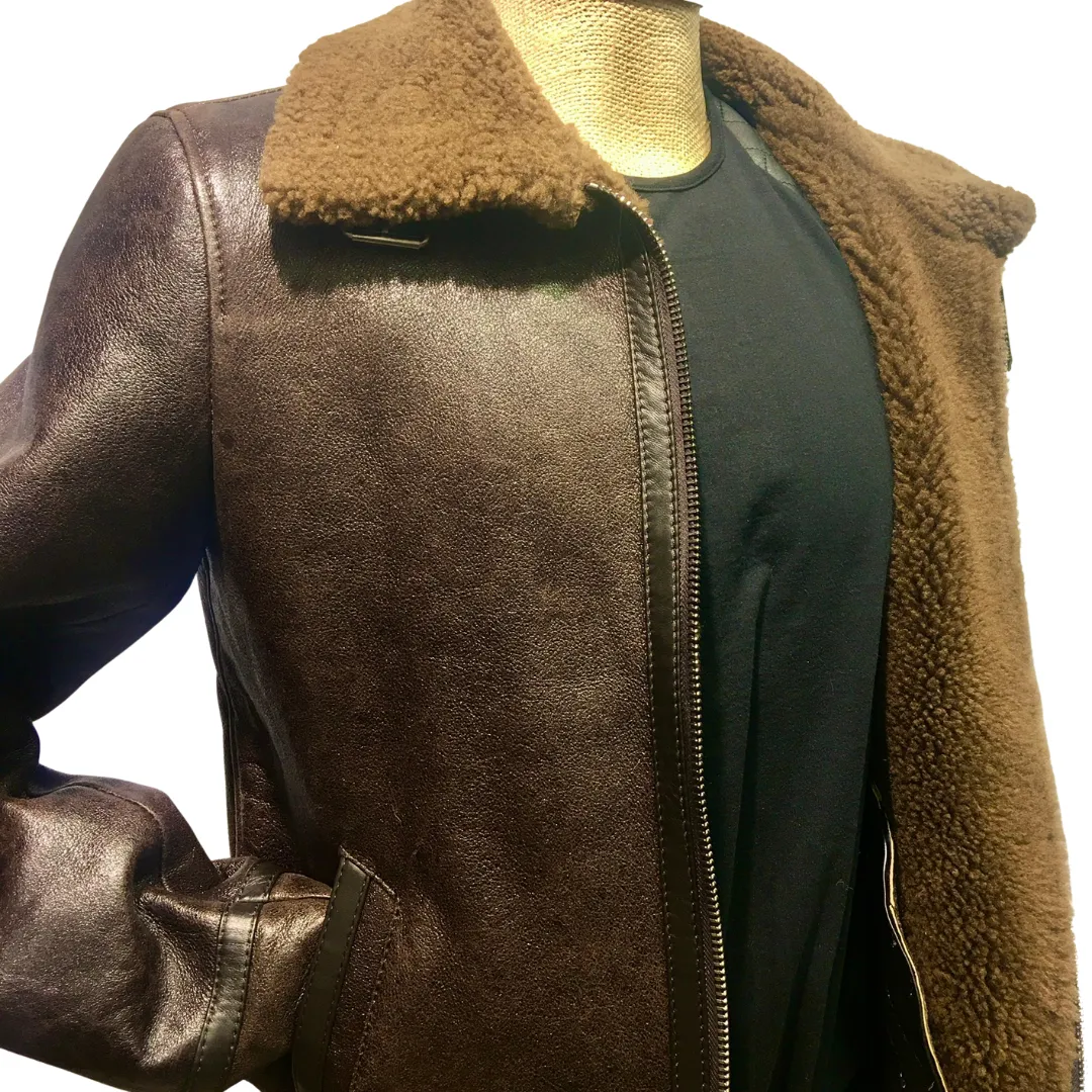 Shearling Leather Jacket