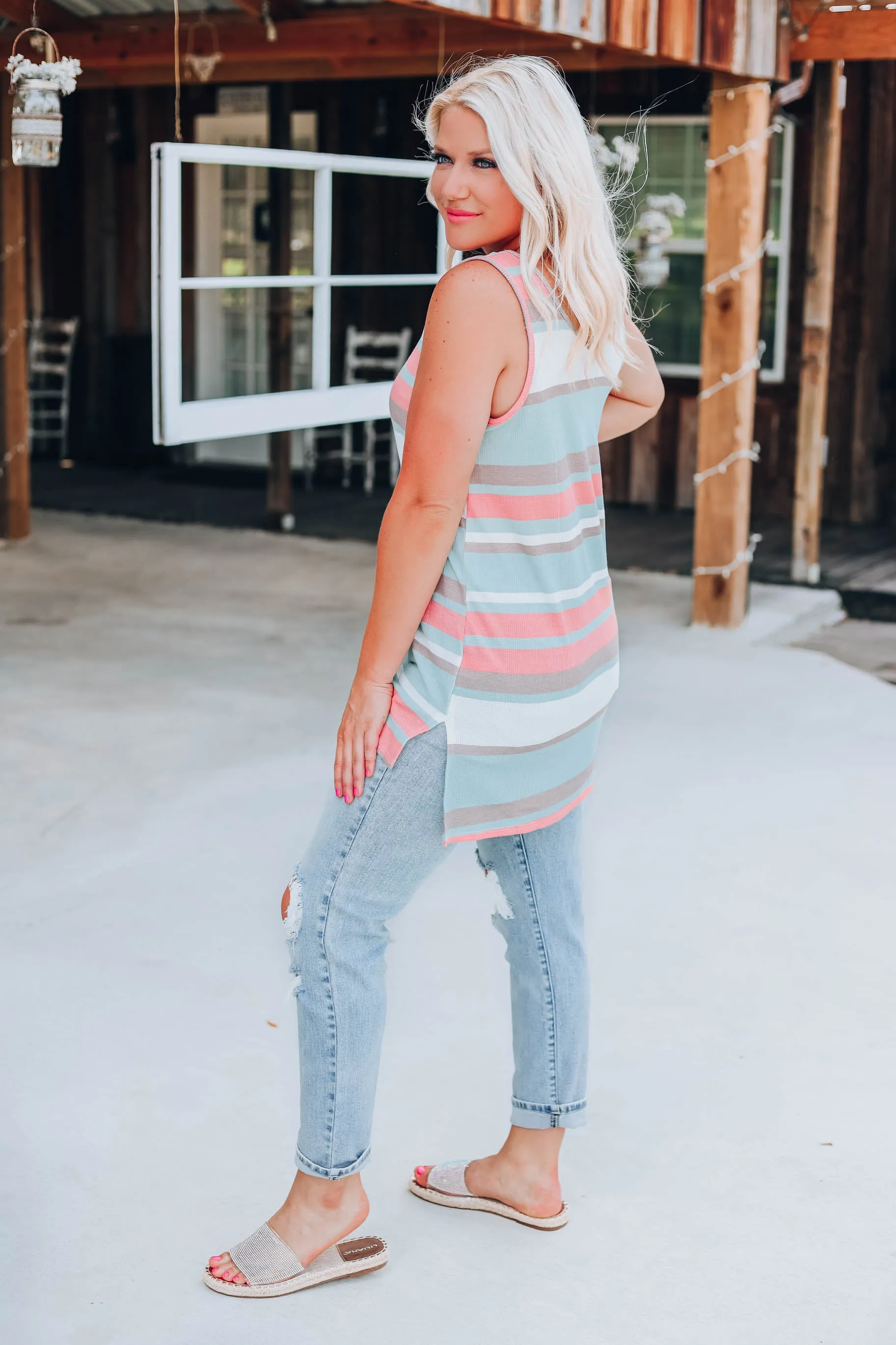 Simplicity In Stripes Tank