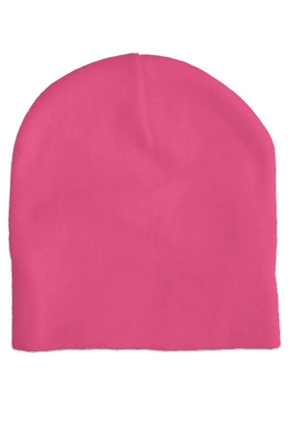 SMF Fuschia Skull Beanie