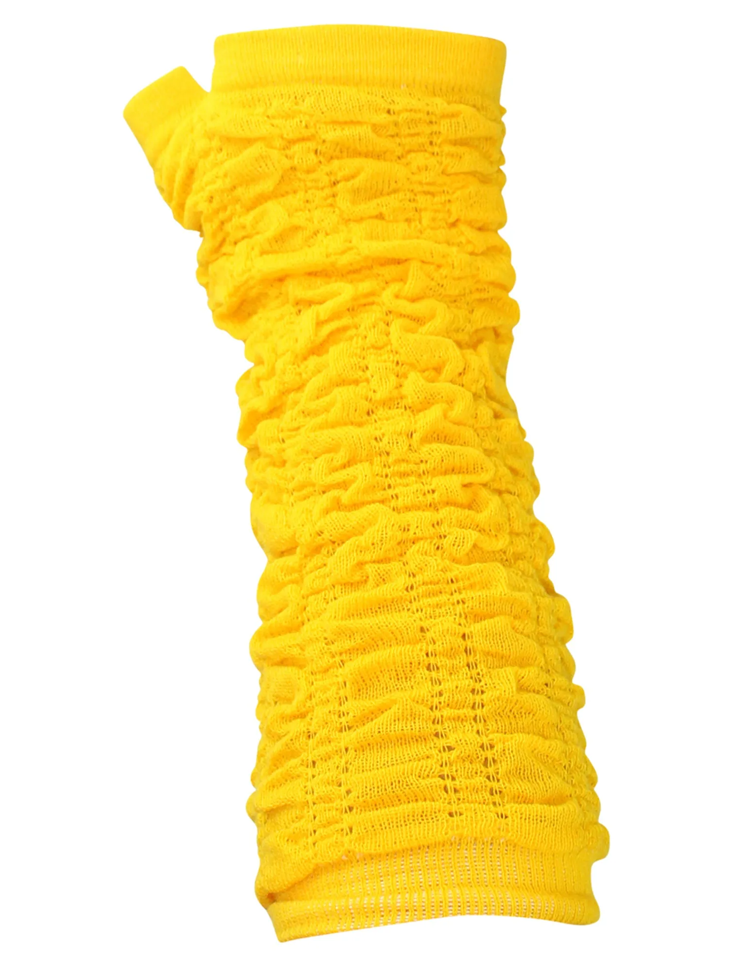 Soft Knit Scrunched Arm Warmers