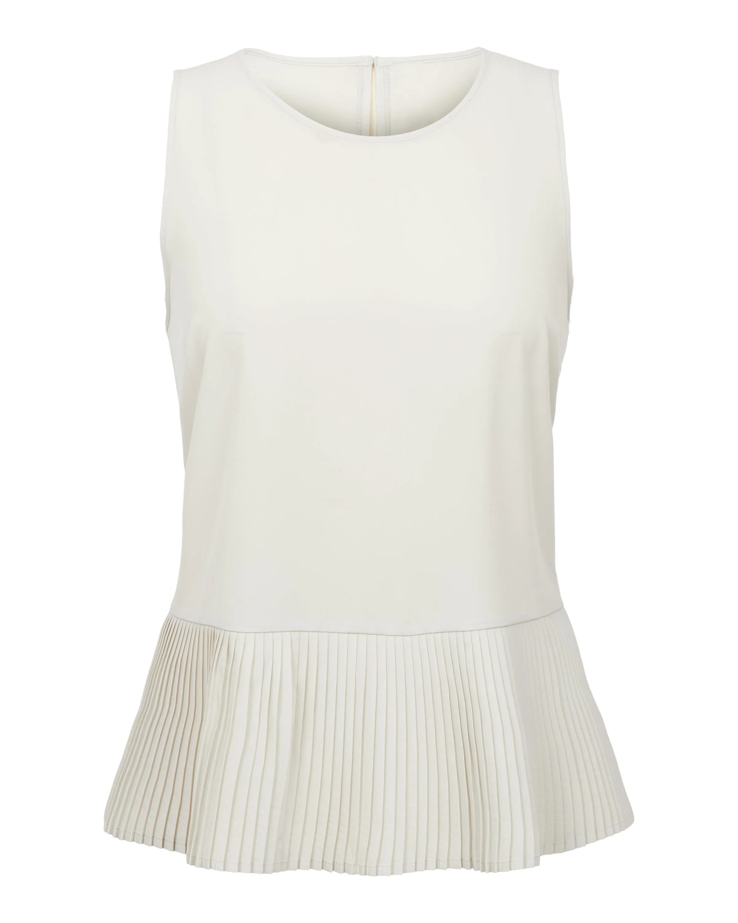 Spanx Yes, Pleats! Tank Top - White Cloud