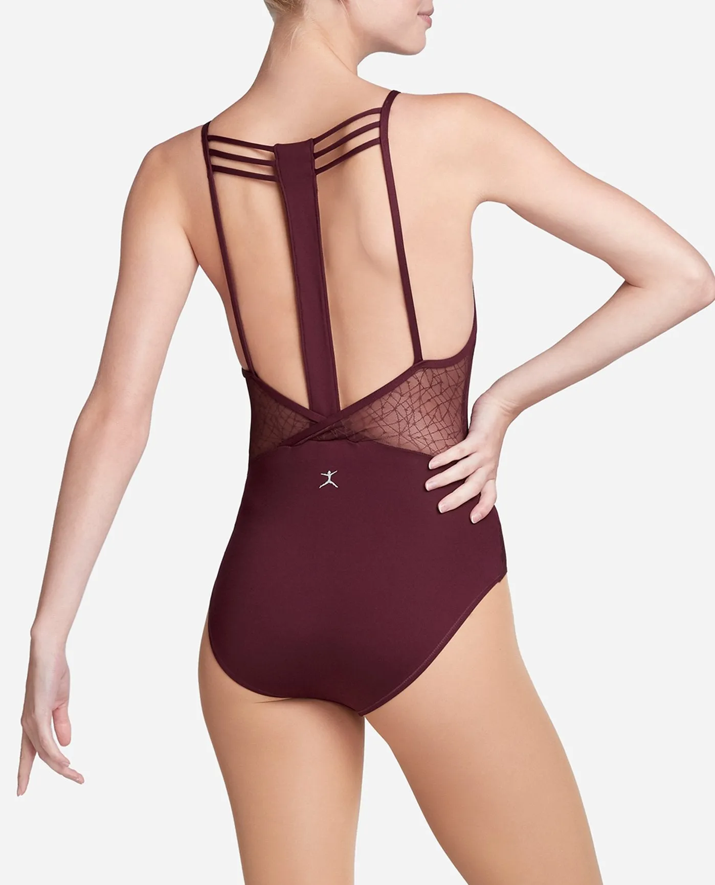 Strappy Cami Mesh Leotard