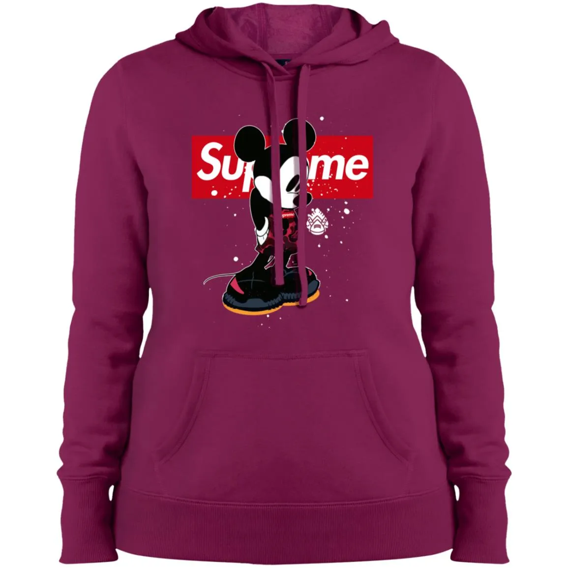 Supreme Mickey Babe Cute Love T-shirt Women Hooded Sweatshirt