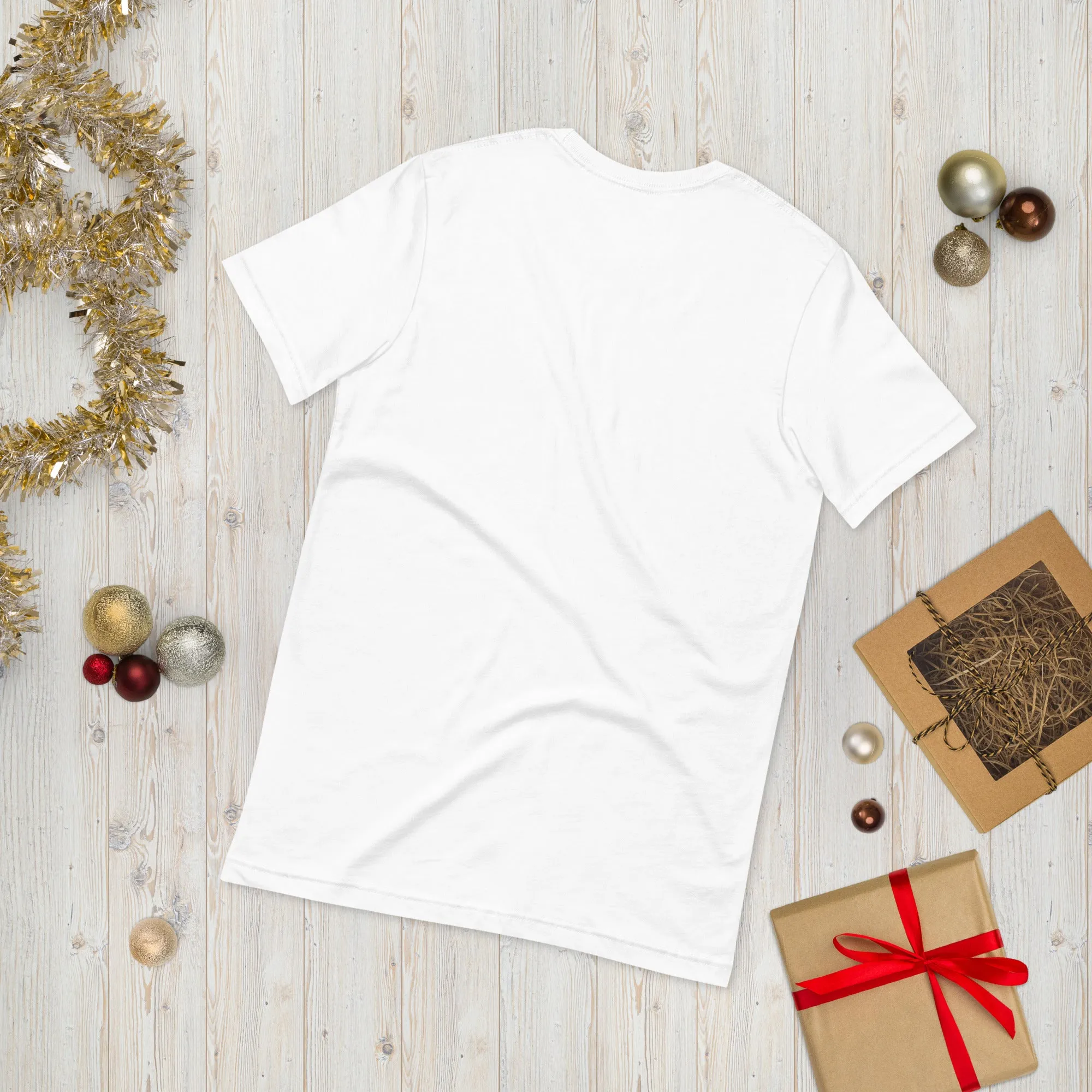 Surviving on Christmas Cheer and Spiked Eggnog Funny Holiday T-Shirt, Christmas Spirit Tee, Unique Christmas Present, Festive Shirt