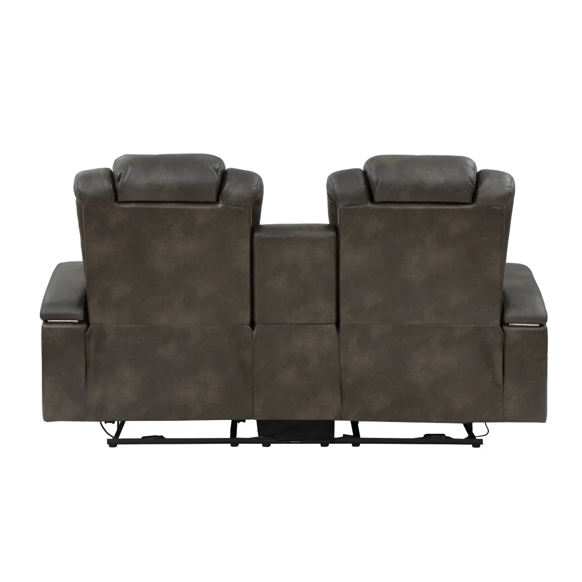 Tabor Power Reclining Loveseat with Storage and Cupholders