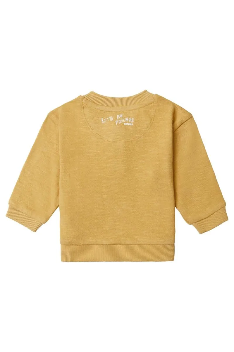 The Baidland Long Sleeve Henley - Curry - BABY