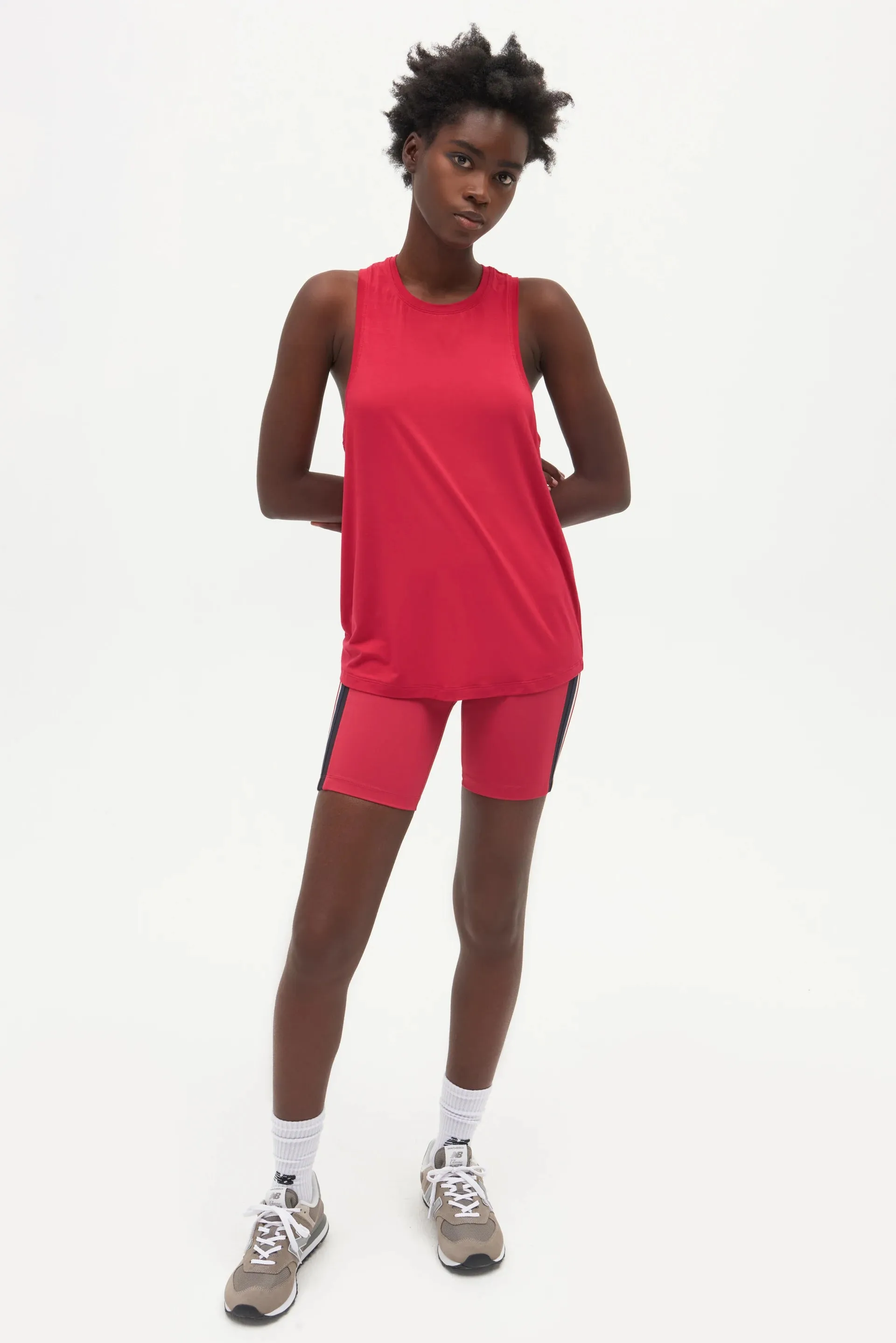 Toni Jersey Tank, Lychee