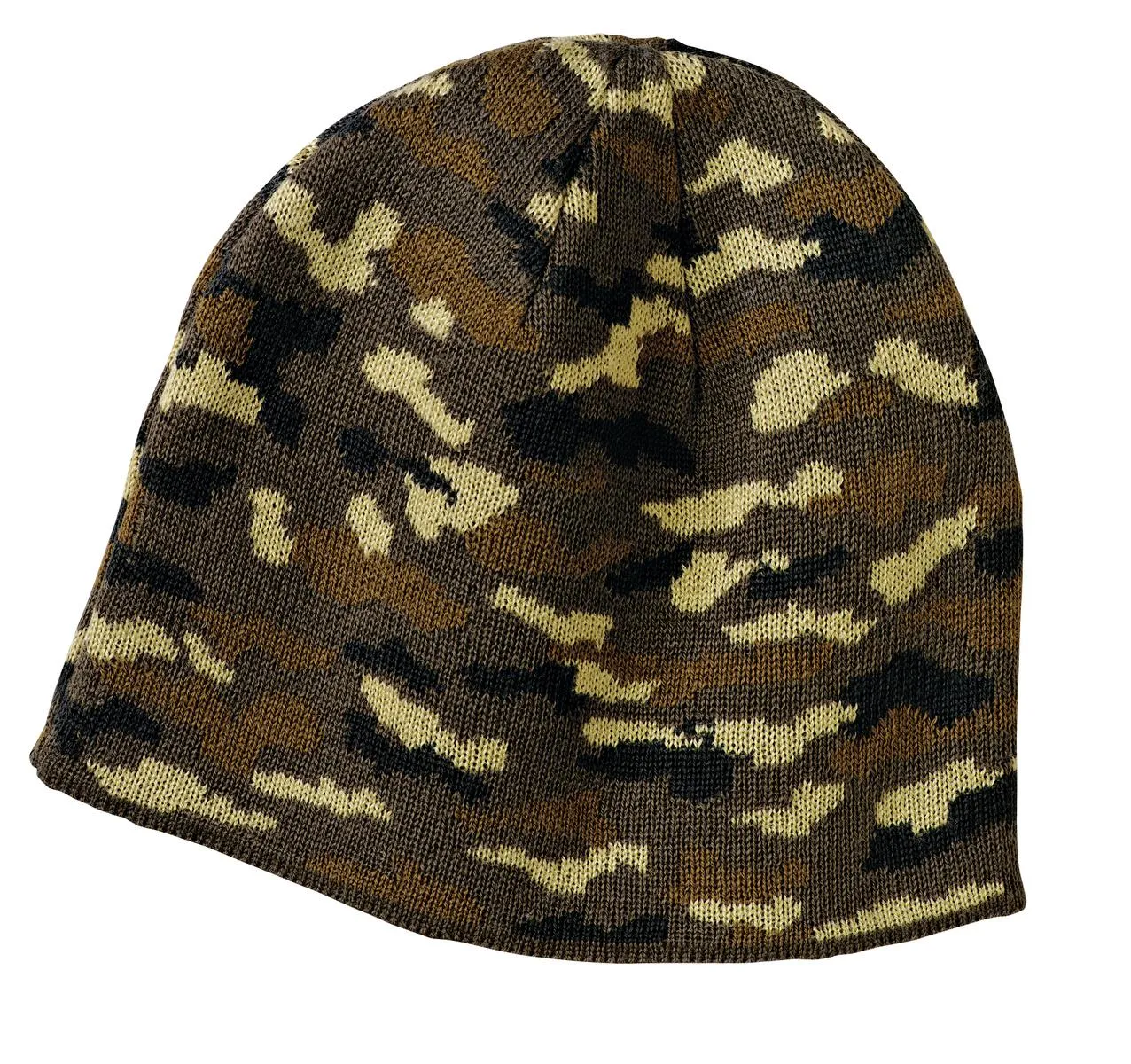 Top Headwear Camo Beanie Cap